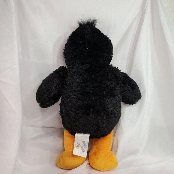 Build a Bear Arctic Penguin Plush Toy 17" Black and White Glittery Sparkles - Picture 2 of 8
